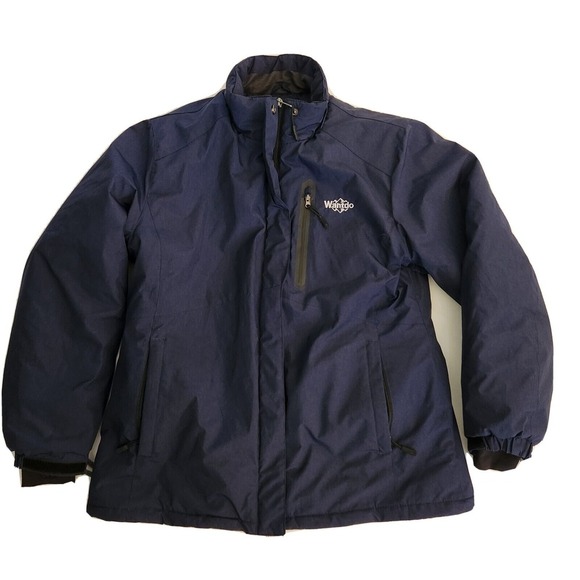 Women's Wantdo Waterproof Winter Jacket Ski Coat in  Medium Blue Fully Lined EUC - Picture 1 of 11